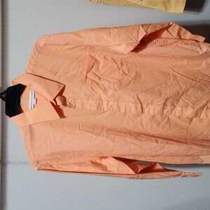 Irvine Park Men's Long Sleeve Dress Shirt Peach